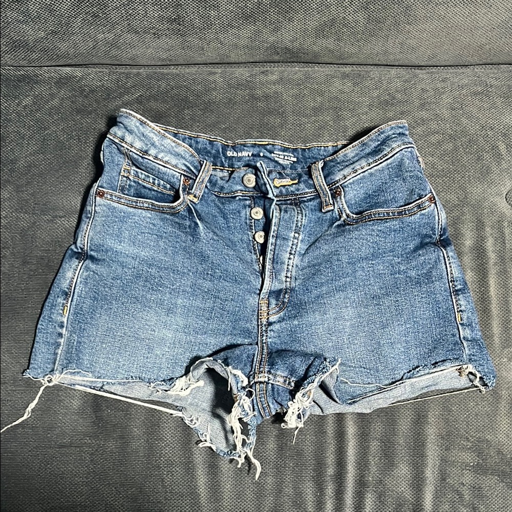 Old Navy Distressed Blue Jean Shorts